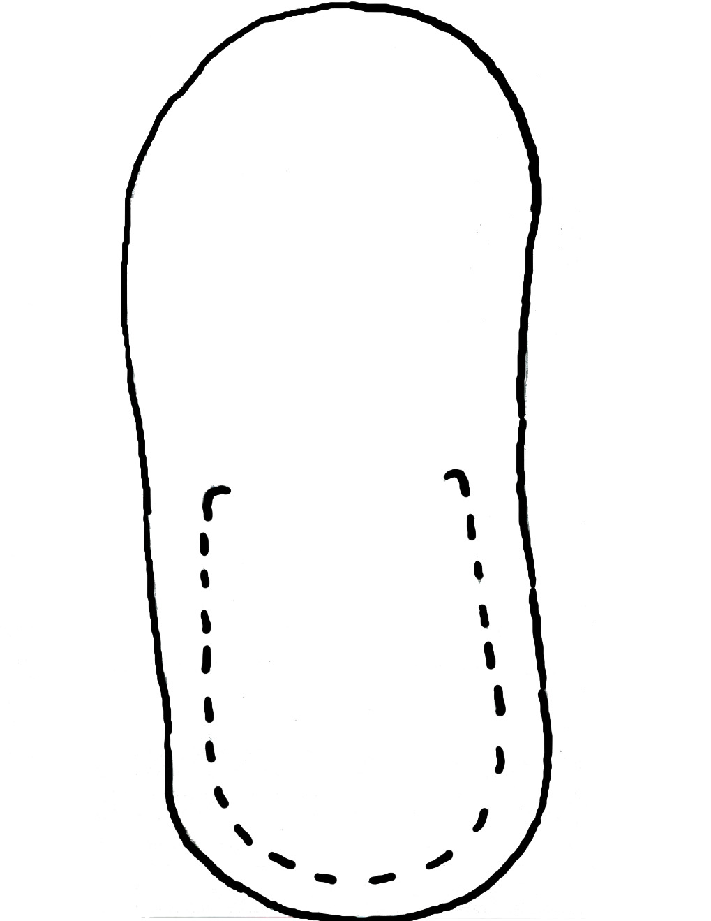 Flip Flop Walking In His Footsteps Craft